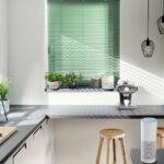 Jalousie, verknüpft mit Smart Home System eACCU in der Küche